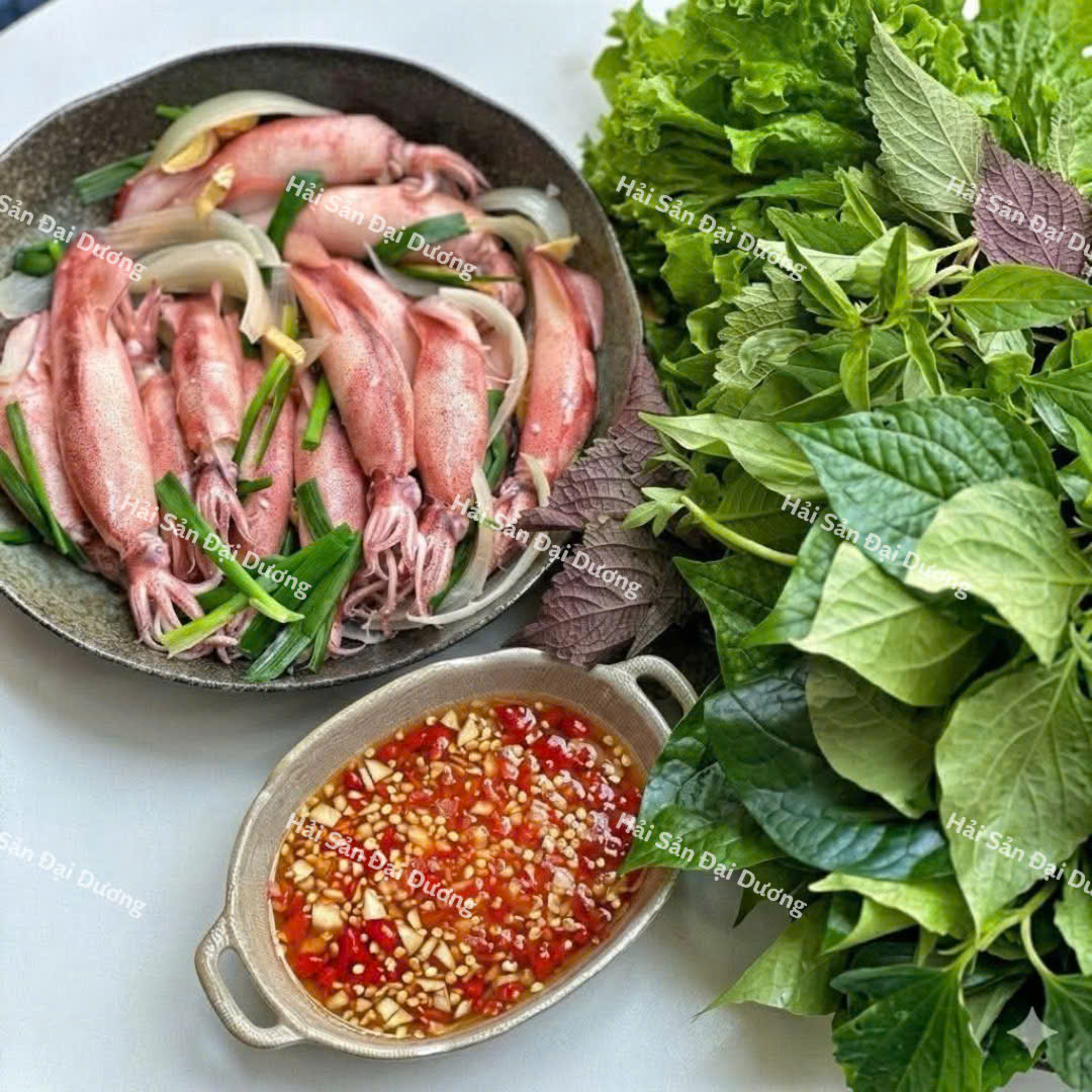 Mực ống (cấp đông) Size 5-6 con 1kg